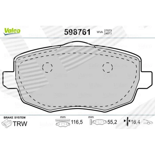 BRAKE PADS FOR DISC BRAKES - 0