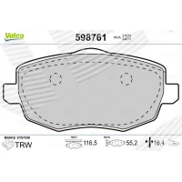 Brake pads for disc brakes