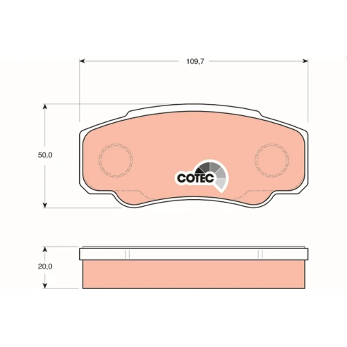 BRAKE PADS FOR DISC BRAKES - 0