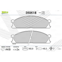 Brake pads for disc brakes