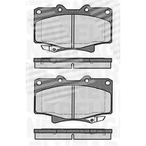 BRAKE PADS FOR DISC BRAKES - 0