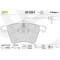 Brake pads for disc brakes