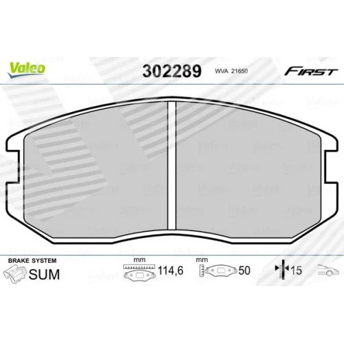 BRAKE PADS FOR DISC BRAKES - 0