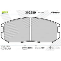 Brake pads for disc brakes