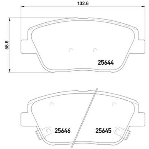 BRAKE PADS FOR DISC BRAKES - 0