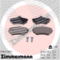 Brake pads for disc brakes