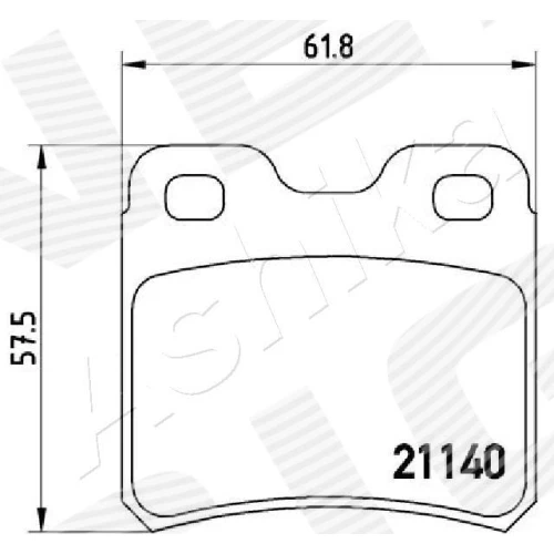 BRAKE PADS FOR DISC BRAKES - 1