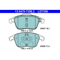 Brake pads for disc brakes