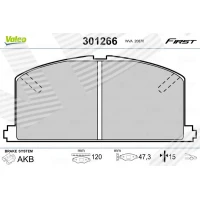 Brake pads for disc brakes