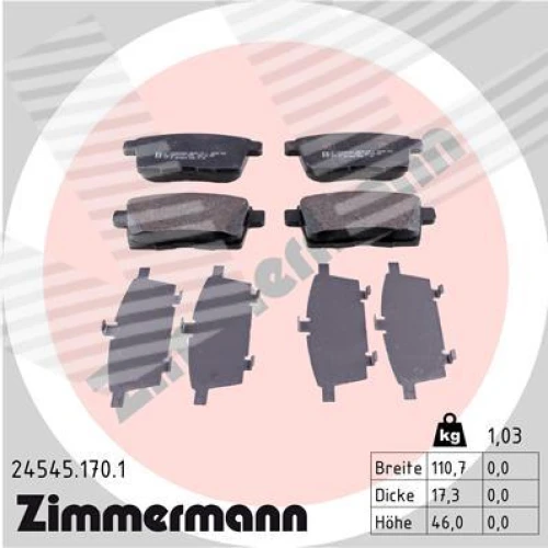 BRAKE PADS FOR DISC BRAKES - 0