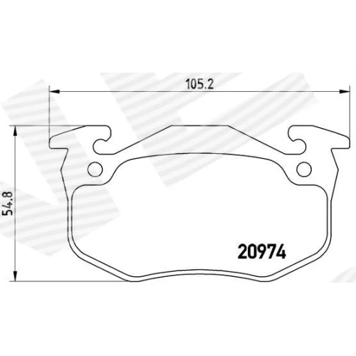 BRAKE PADS FOR DISC BRAKES - 0