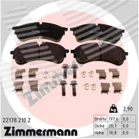 Brake pads for disc brakes