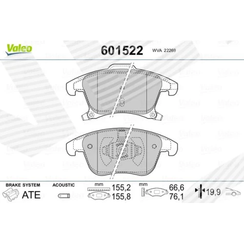 BRAKE PADS FOR DISC BRAKES - 0