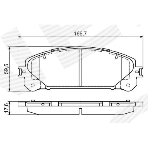 BRAKE PADS FOR DISC BRAKES - 6