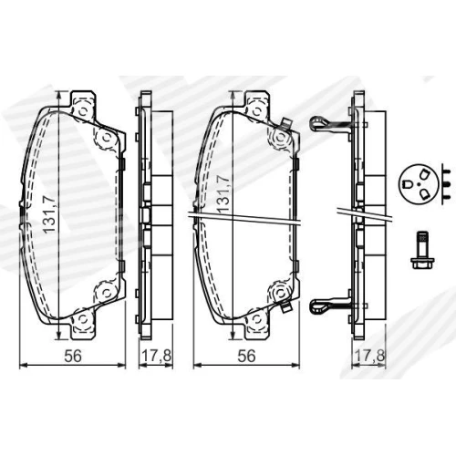 BRAKE PADS FOR DISC BRAKES - 4