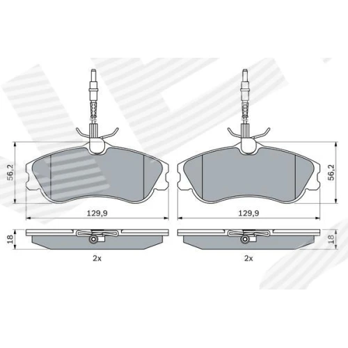 BRAKE PADS FOR DISC BRAKES - 4