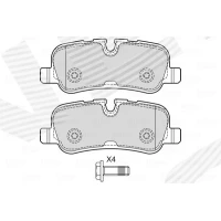 Brake pads for disc brakes