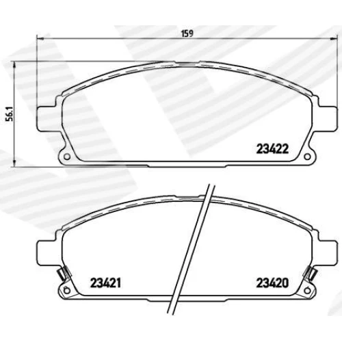 BRAKE PADS FOR DISC BRAKES - 0