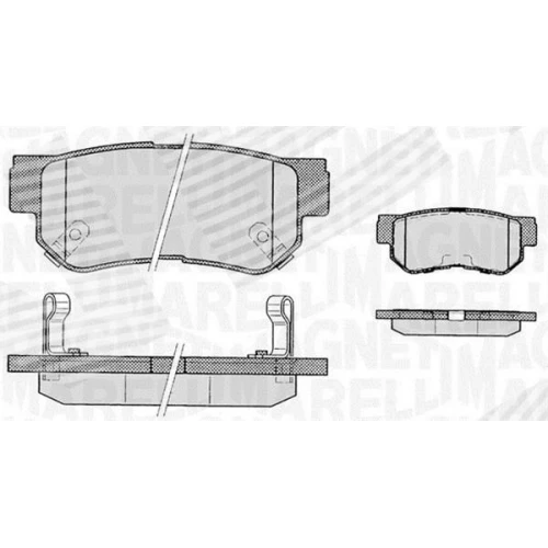 BRAKE PADS FOR DISC BRAKES - 0