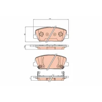 Brake pads for disc brakes