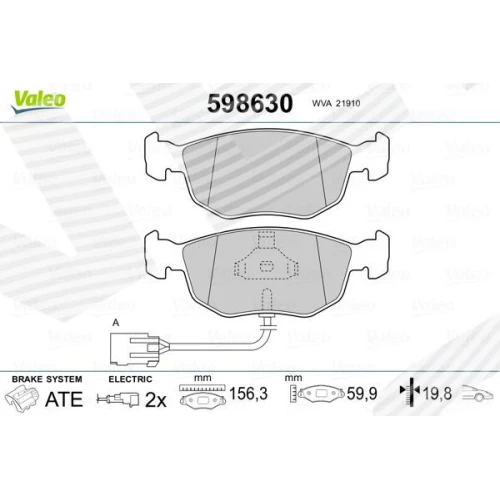 BRAKE PADS FOR DISC BRAKES - 0