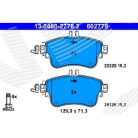 Brake pads for disc brakes