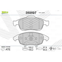 Brake pads for disc brakes