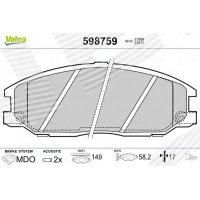 Brake pads for disc brakes