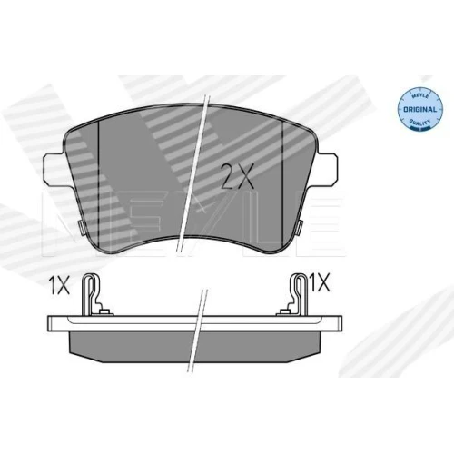 BRAKE PADS FOR DISC BRAKES - 0