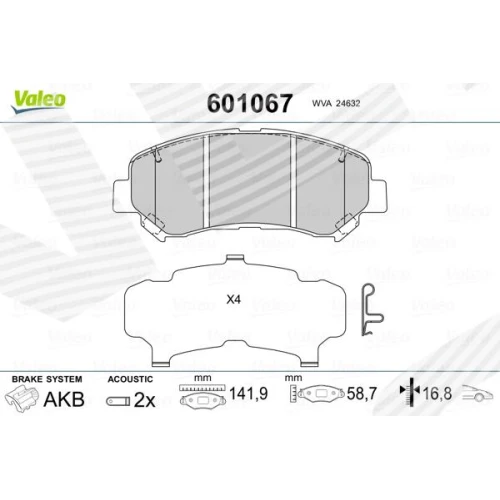 BRAKE PADS FOR DISC BRAKES - 0