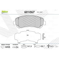 Brake pads for disc brakes