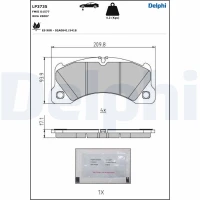 Brake pads for disc brakes