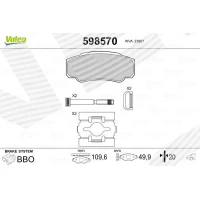 Brake pads for disc brakes