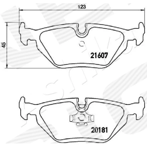 BRAKE PADS FOR DISC BRAKES - 1