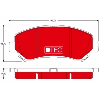 Brake pads for disc brakes