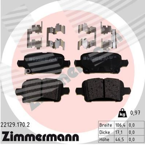 BRAKE PADS FOR DISC BRAKES - 0