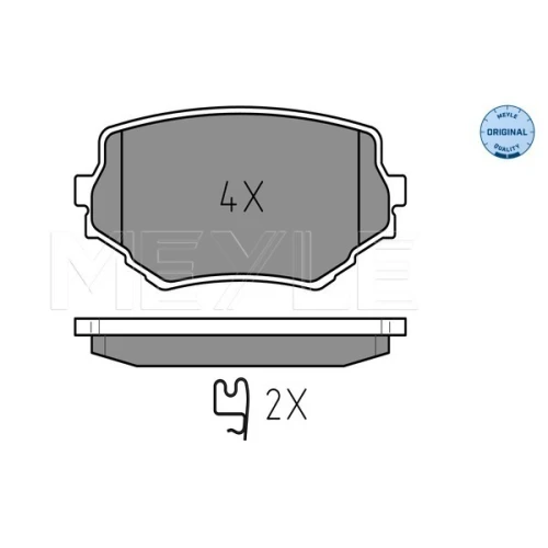 BRAKE PADS FOR DISC BRAKES - 1