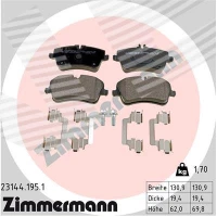 Brake pads for disc brakes