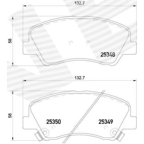 BRAKE PADS FOR DISC BRAKES - 0