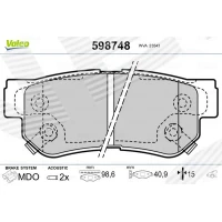 Brake pads for disc brakes