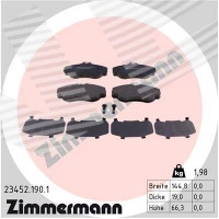 Brake pads for disc brakes