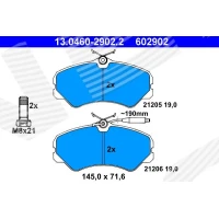 Brake pads for disc brakes