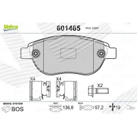 Brake pads for disc brakes