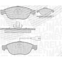 Brake pads for disc brakes