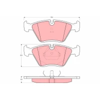 Brake pads for disc brakes