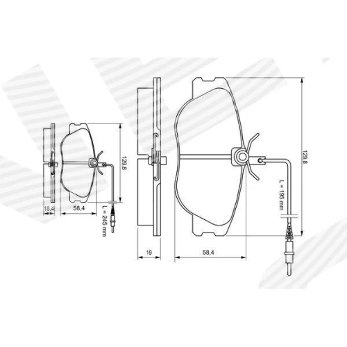 BRAKE PADS FOR DISC BRAKES - 6