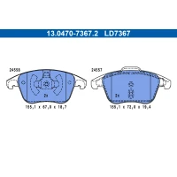 Brake pads for disc brakes