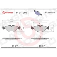 Brake pads for disc brakes