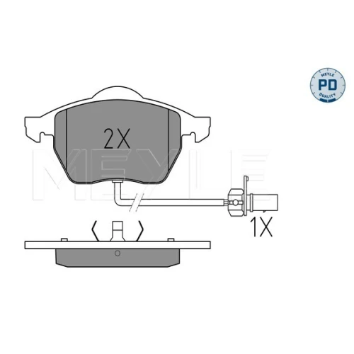 BRAKE PADS FOR DISC BRAKES - 1