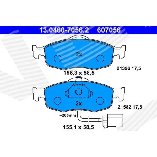 BRAKE PADS FOR DISC BRAKES - 0